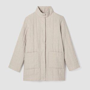 Organic Linen Quilted Jacket